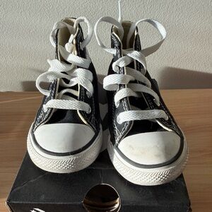 Converse Classic Black and White Kids High-Top